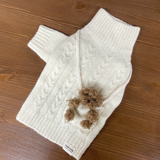 ba&ttang 口袋泰迪針織毛衣