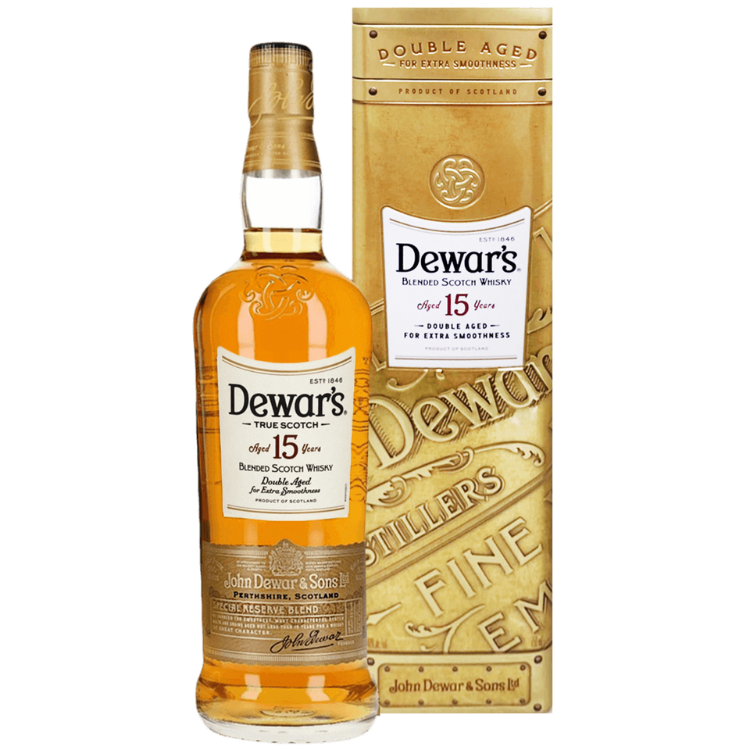 帝王 15年 蘇格蘭調和威士忌 鐵盒精裝版 750mL