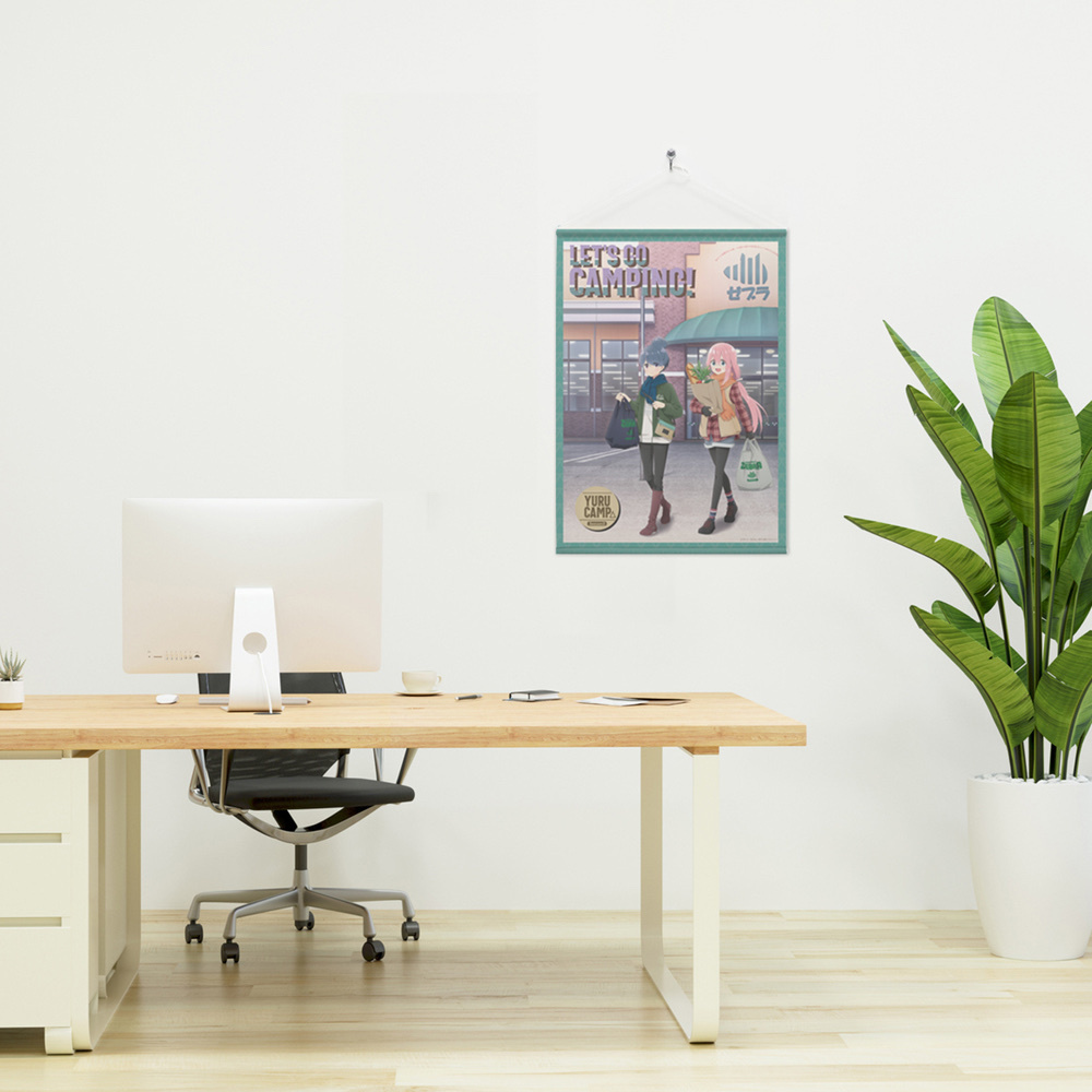 Cospa 0519 描き下ろし リン＆なでしこ B2タペストリー ゼブラでお買い物Ver. [『ゆるキャン△ SEASON３』]