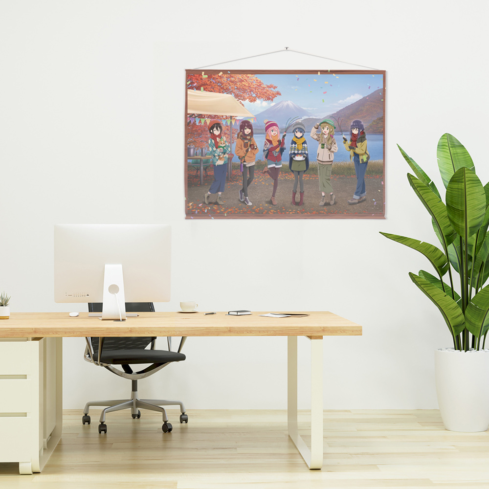 Cospa 0519 描き下ろし ゆるキャン△ 100cmタペストリー バースデーキャンプVer. [『ゆるキャン△ SEASON３』]