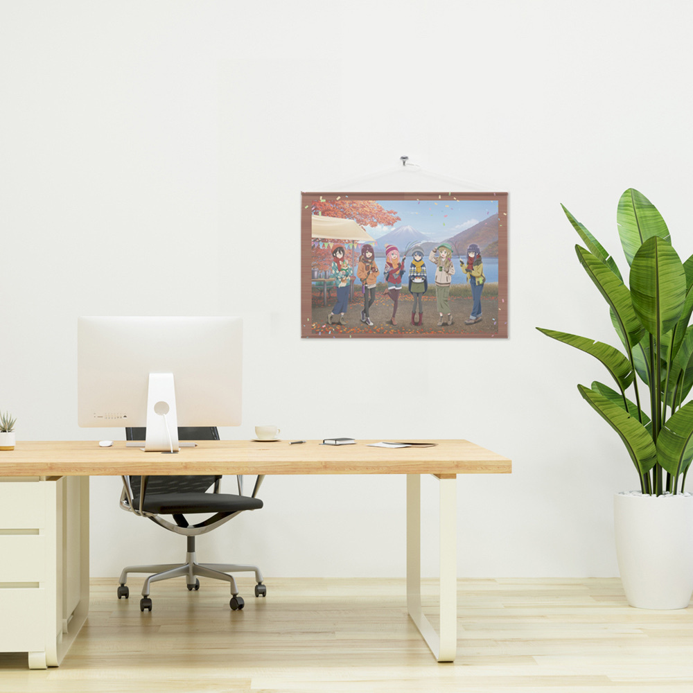 Cospa 0519 描き下ろし ゆるキャン△ B2タペストリー バースデーキャンプVer. [『ゆるキャン△ SEASON３』]