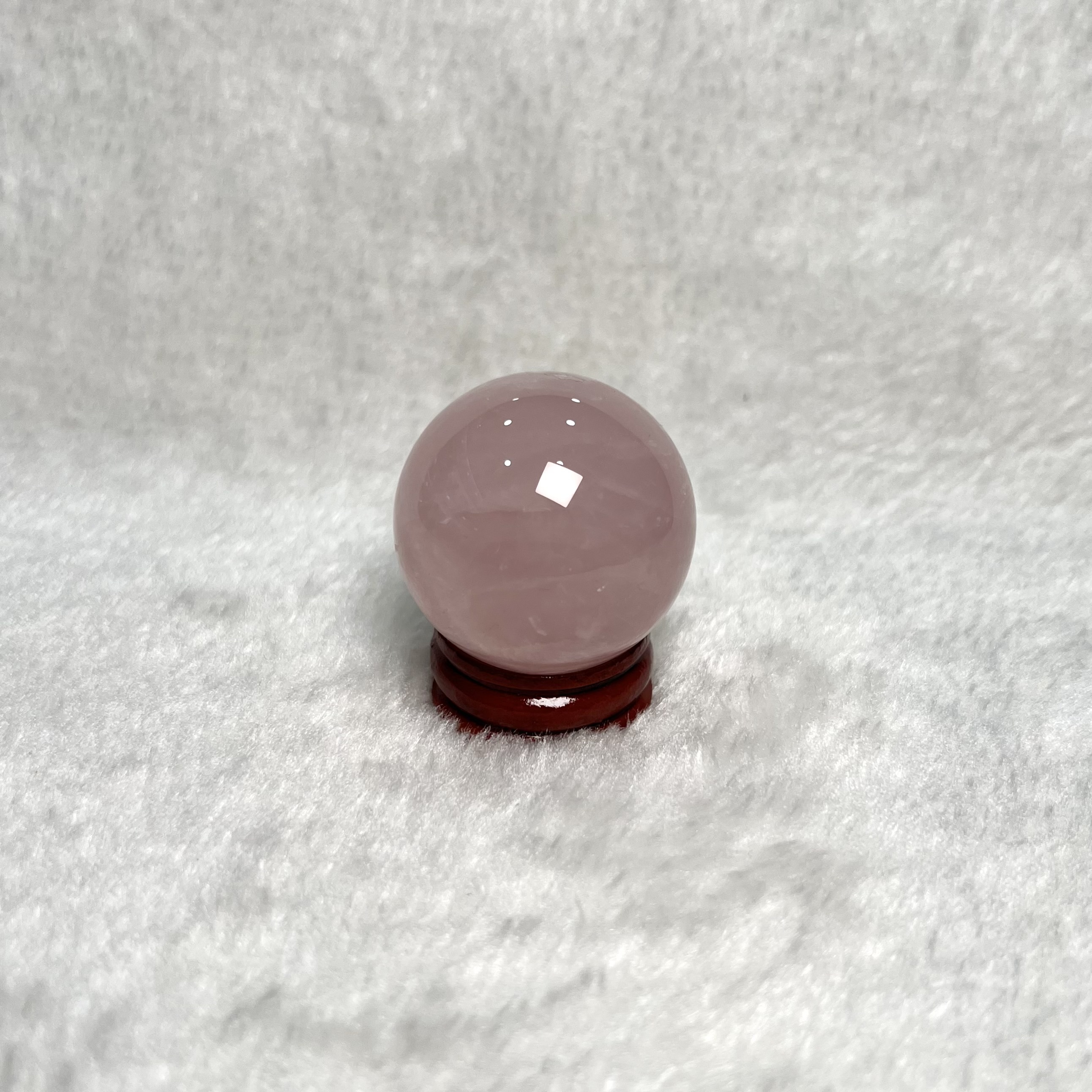 粉水晶球 3.8cm #A530