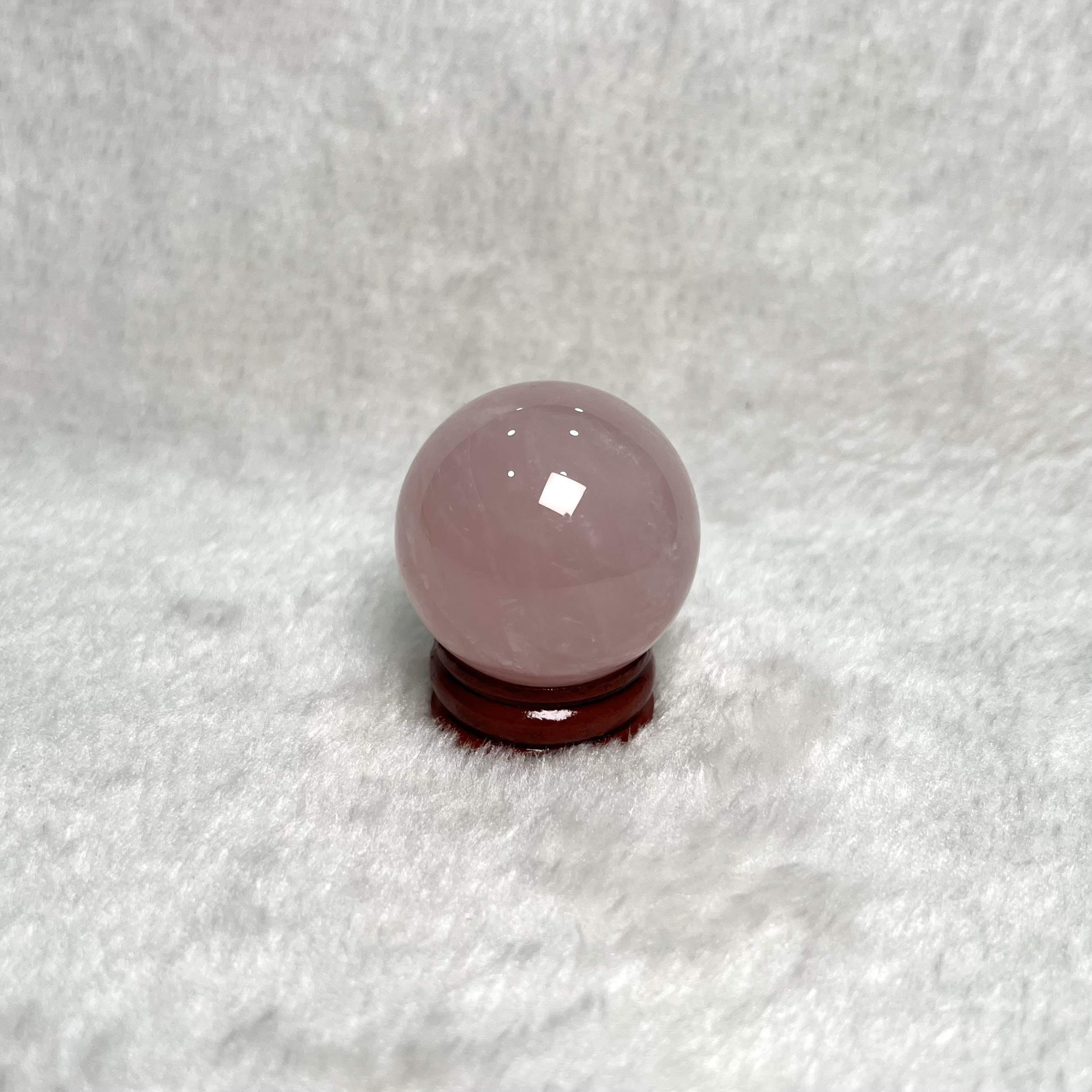 粉水晶球 3.8cm #A530