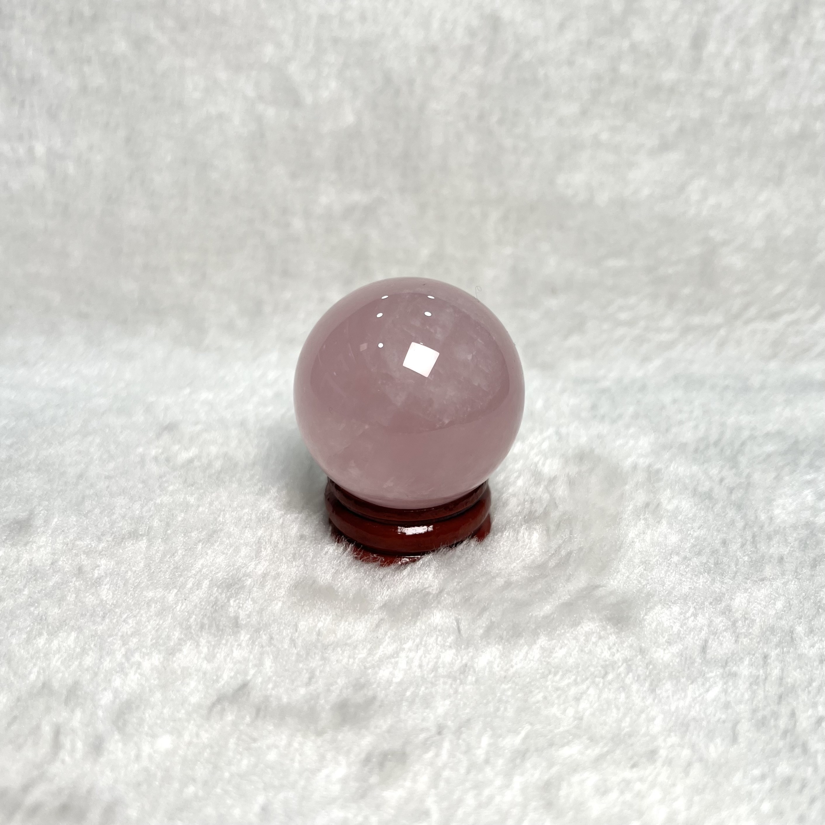 粉水晶球 3.9cm #A531