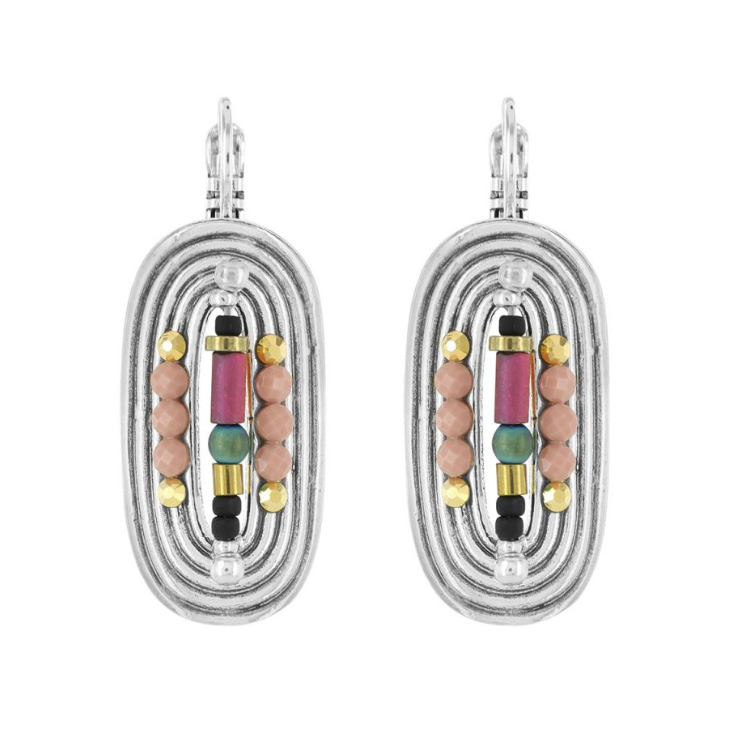 Taratata Full Moon Lever back earrings fantaisie - H23-02702-10M