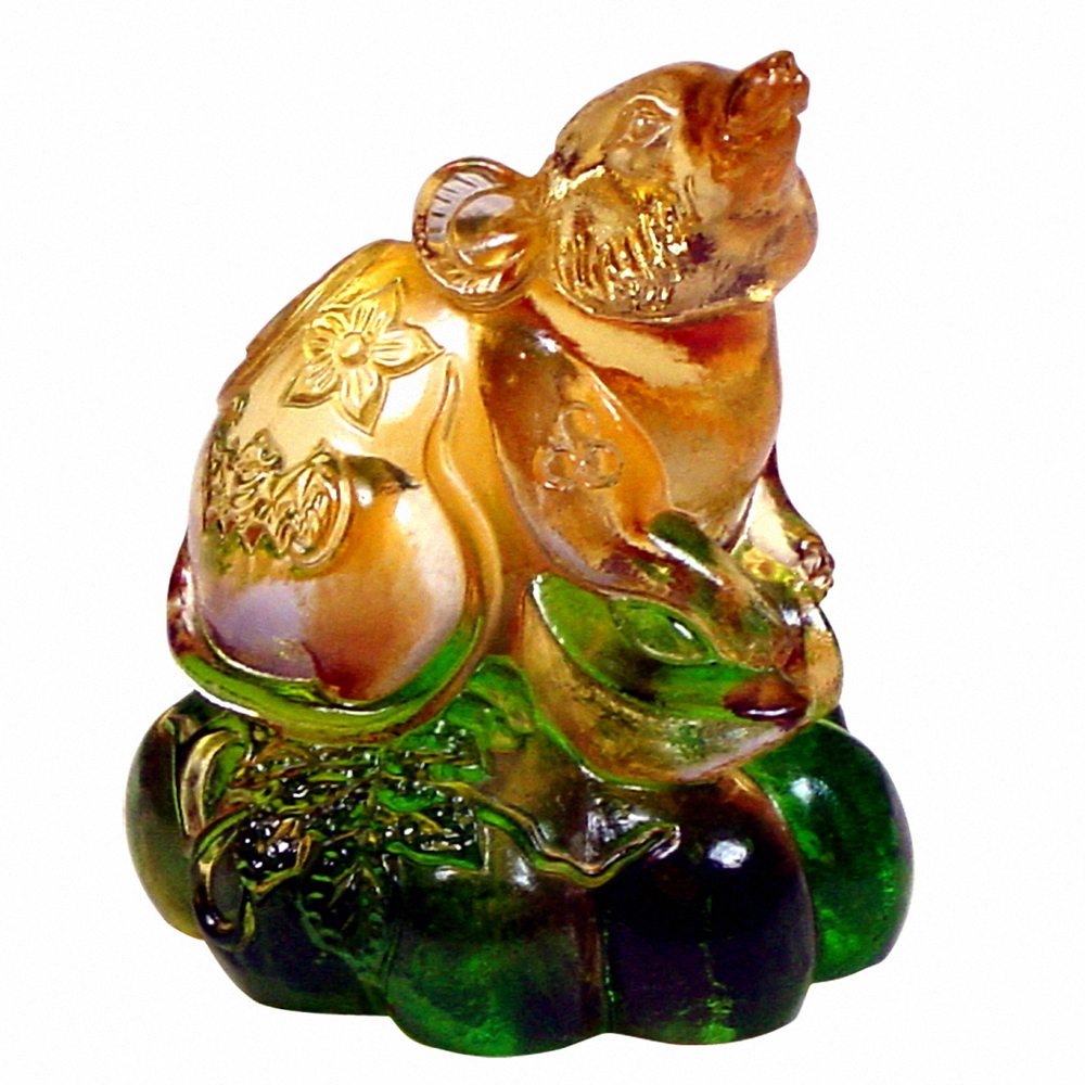 十二生肖琉璃擺飾S｜傳承文化的璀璨藝術與吉祥祝福