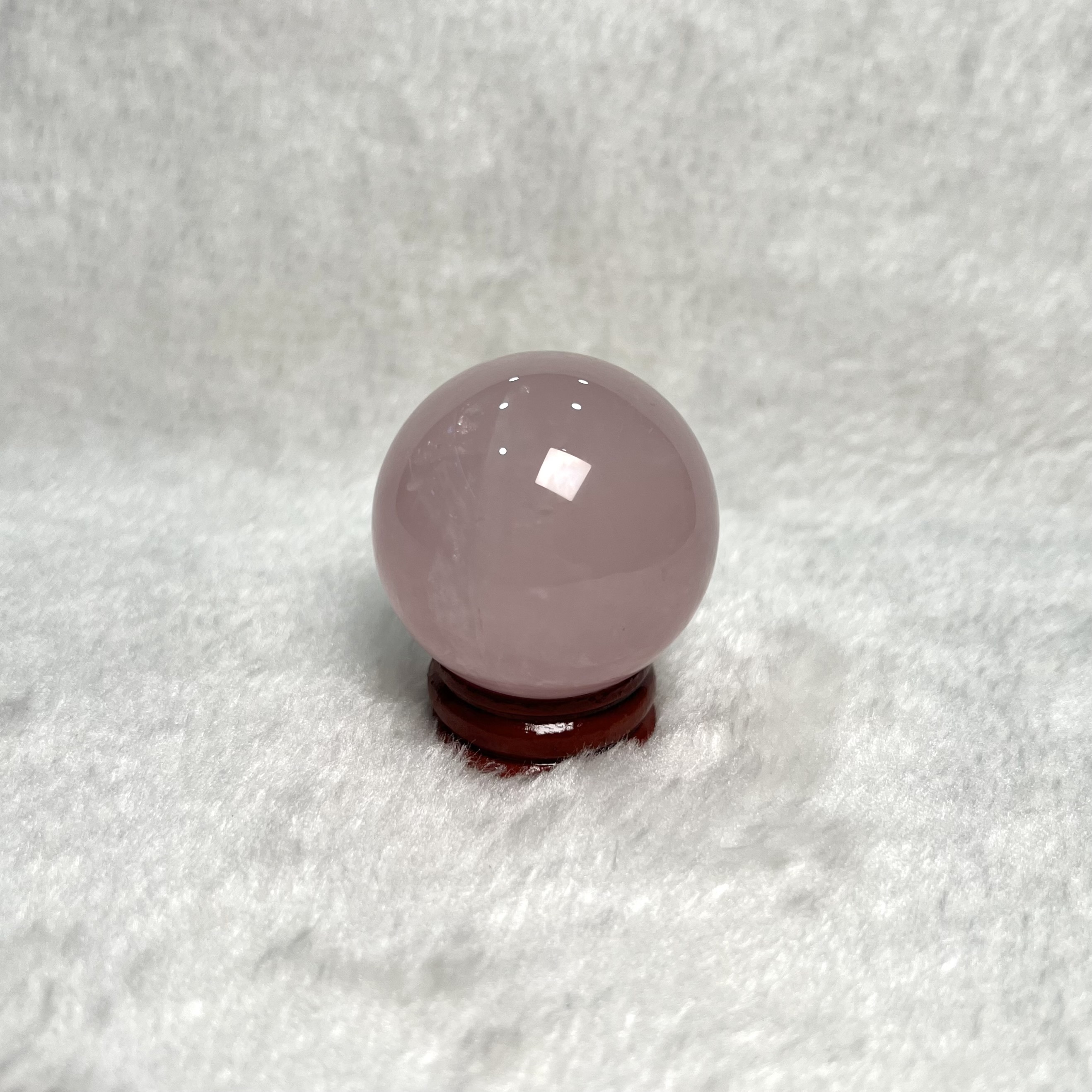 粉水晶球 4.2cm #A532