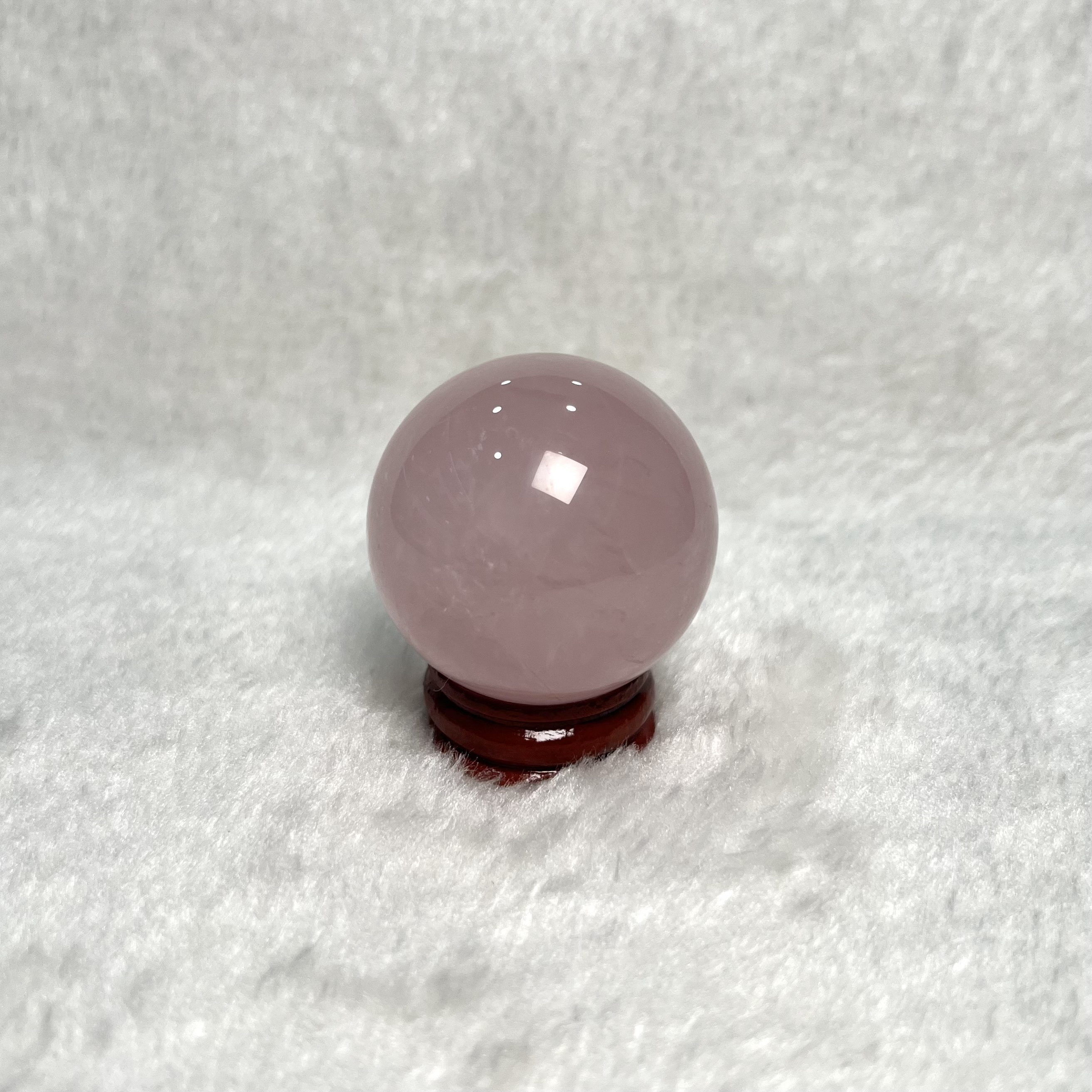 粉水晶球 4.2cm #A532
