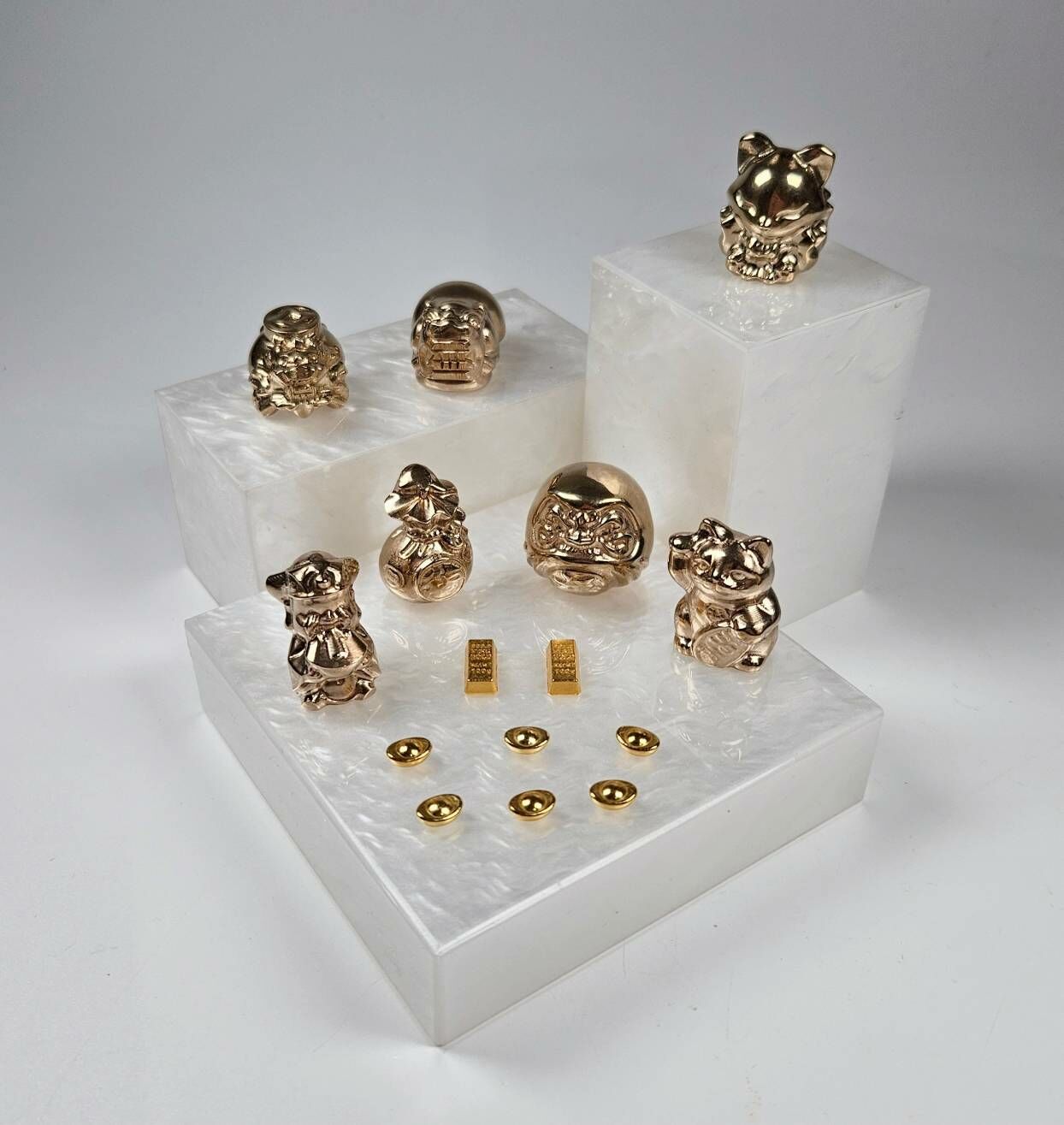 黃銅礦/招財招福擺件