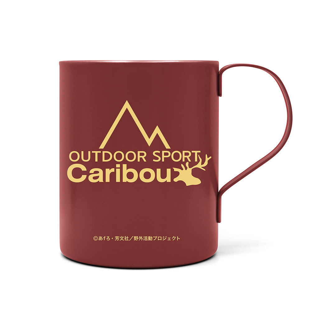 Cospa 0519 カリブー 二層ステンレスマグカップ（塗装） [『ゆるキャン△ SEASON３』] RED