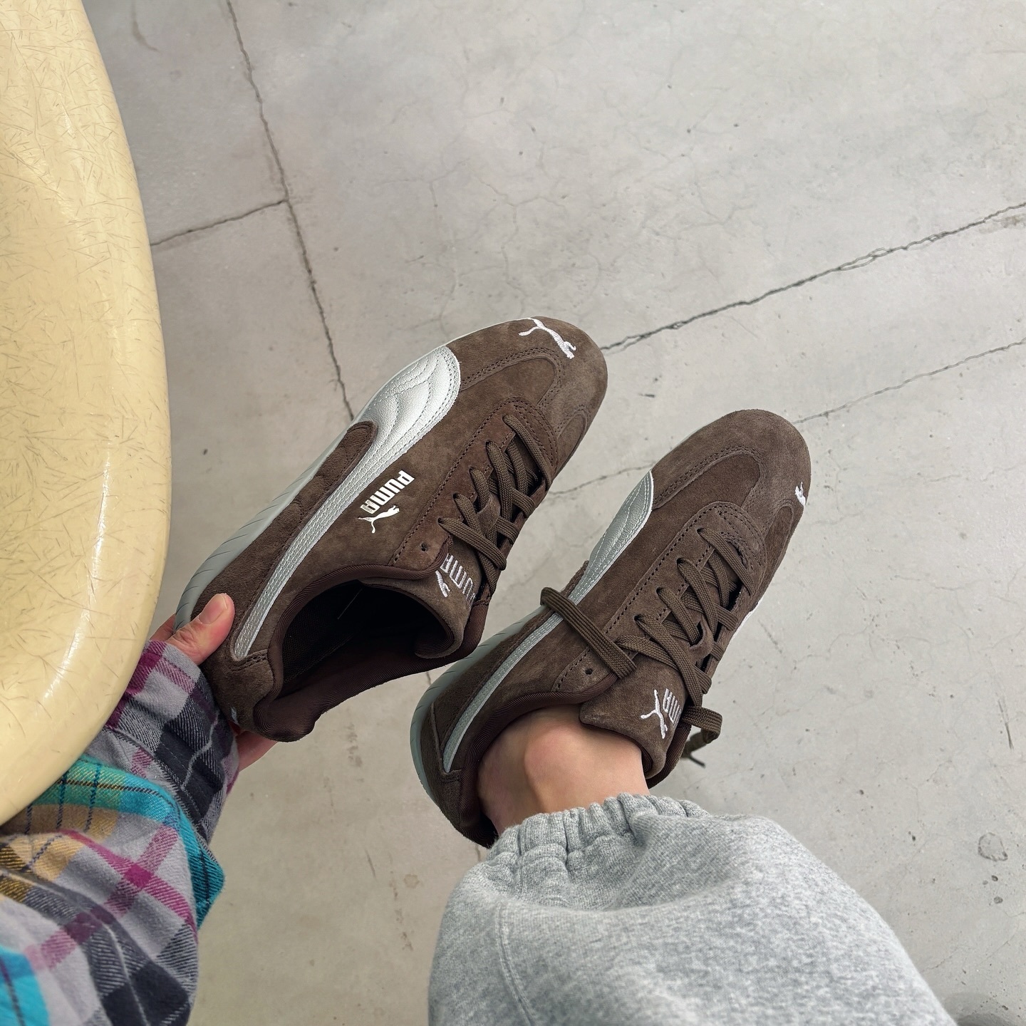 PUMA Speedcat SD 日本限定  摩卡銀 液態銀  小LOGO 賽車 復古鞋 40354801