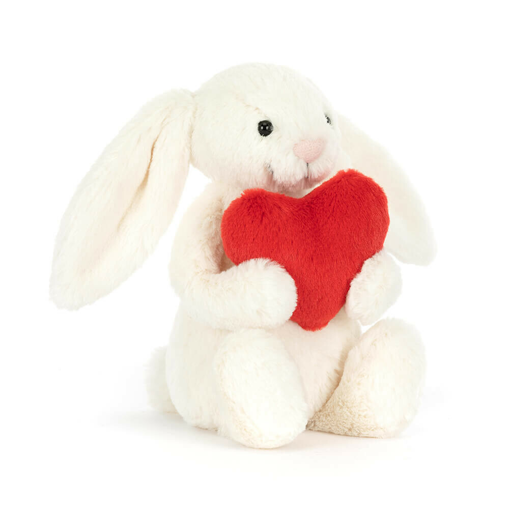 Jelly Cat Bashful Red Love Heart Bunny