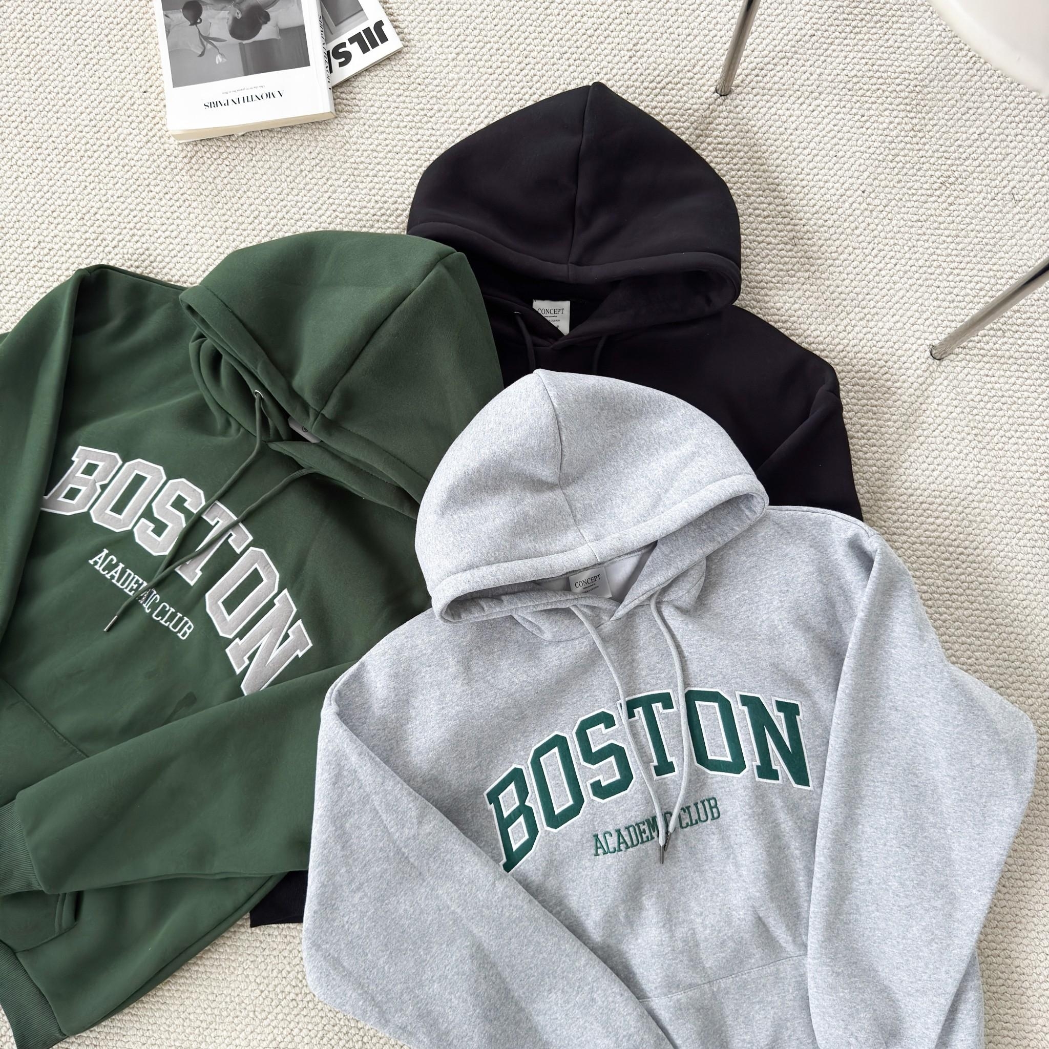 Boston 刺繡帽T 80801