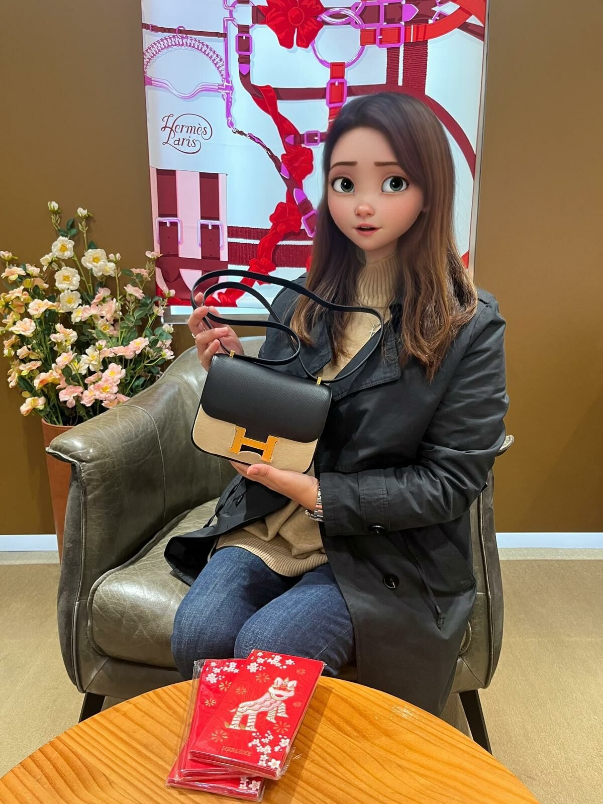 10/1/2025購買 【感謝支持】靚靚超爽快抱走Constance mini黑金🖤 非常滿意買到心儀手袋❤️ 多謝你嘅信任與支持😘