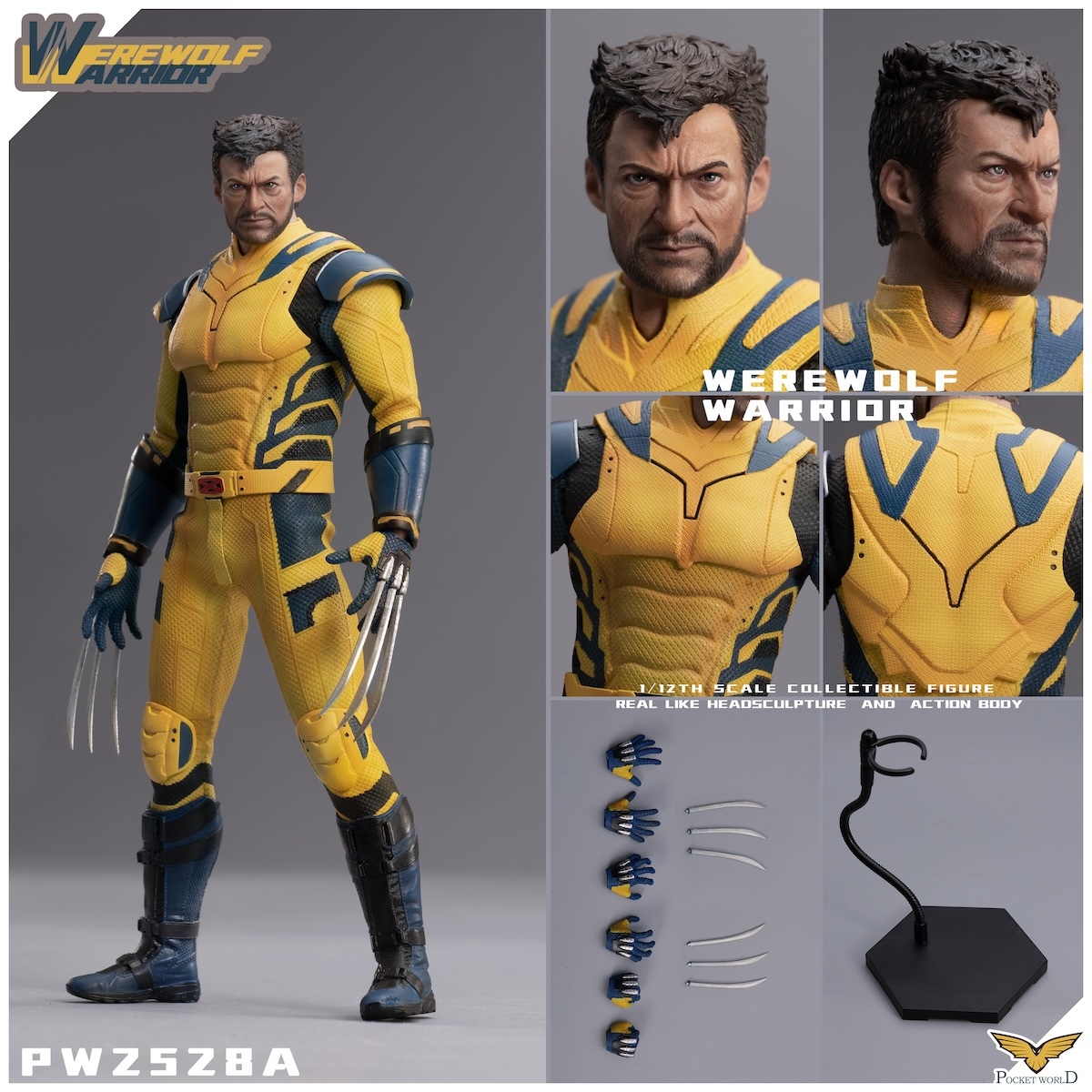 (Pre-Order) PWTOYS 1/12 Werewolf Warrior Action Figure Regular Ver. (PW2528A)