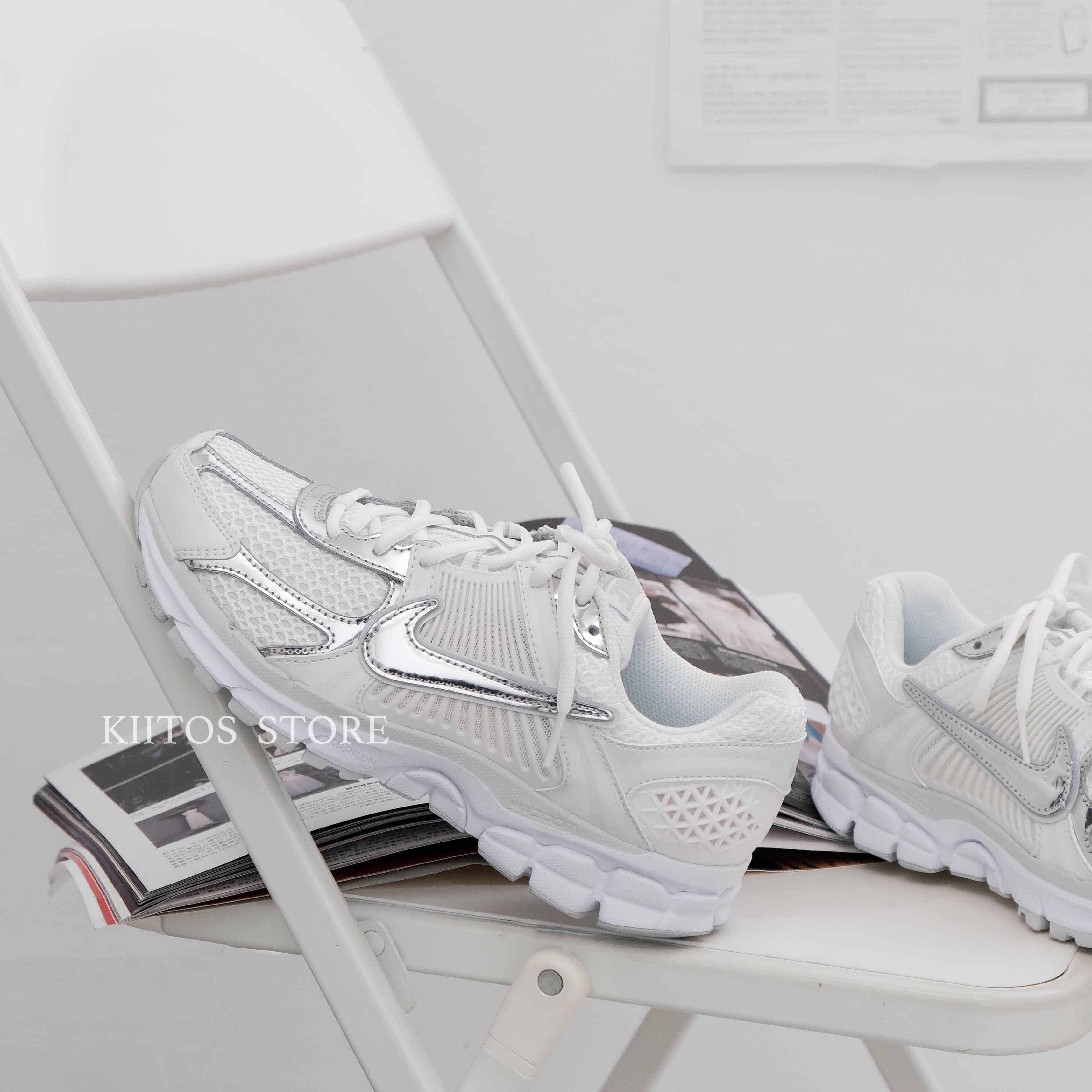 NIKE ZOOM VOMERO 5 "CHROME TOE" 白銀 女鞋 HF7723-100