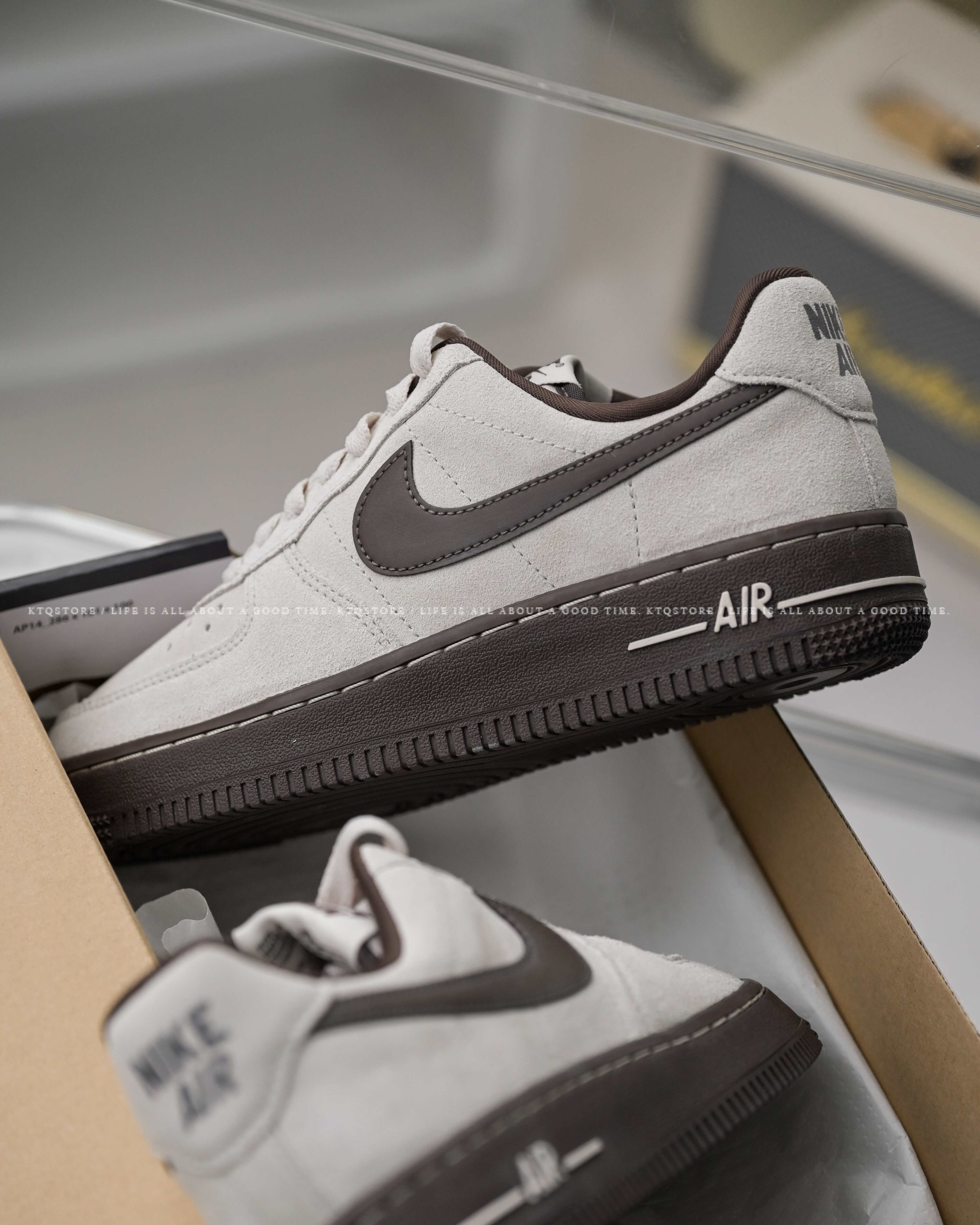 KTQ STORE ‧  Nike Air Force 1 Low "Light Orewood Brown" 淺灰深棕 HQ3485-104