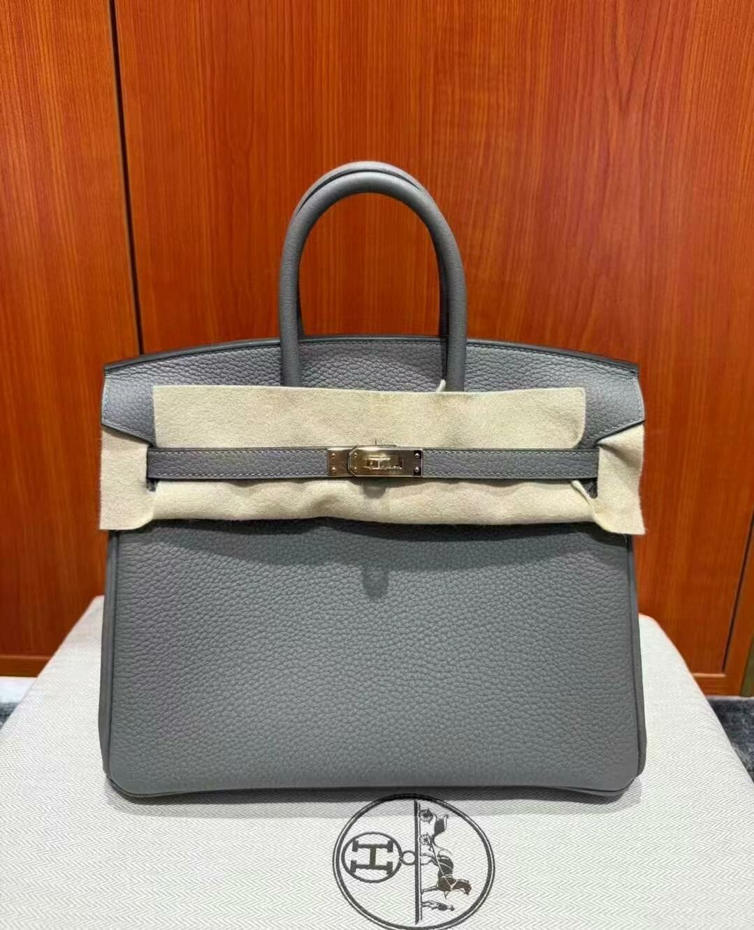 Birkin 25 0L gris meyer cp togo W