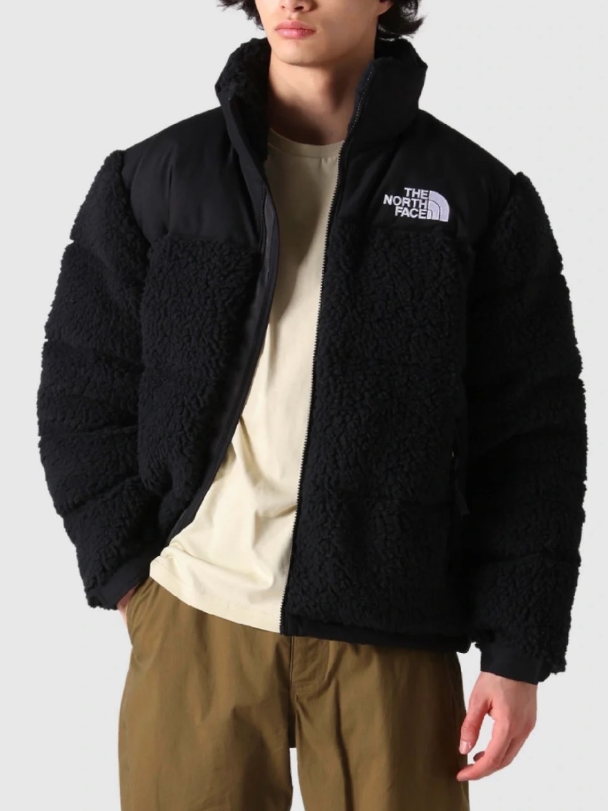 THE NORTH FACE NUPTSE 北臉 拼接LOGO 刺繡立領 羽絨服 NF0A5A84-RG1