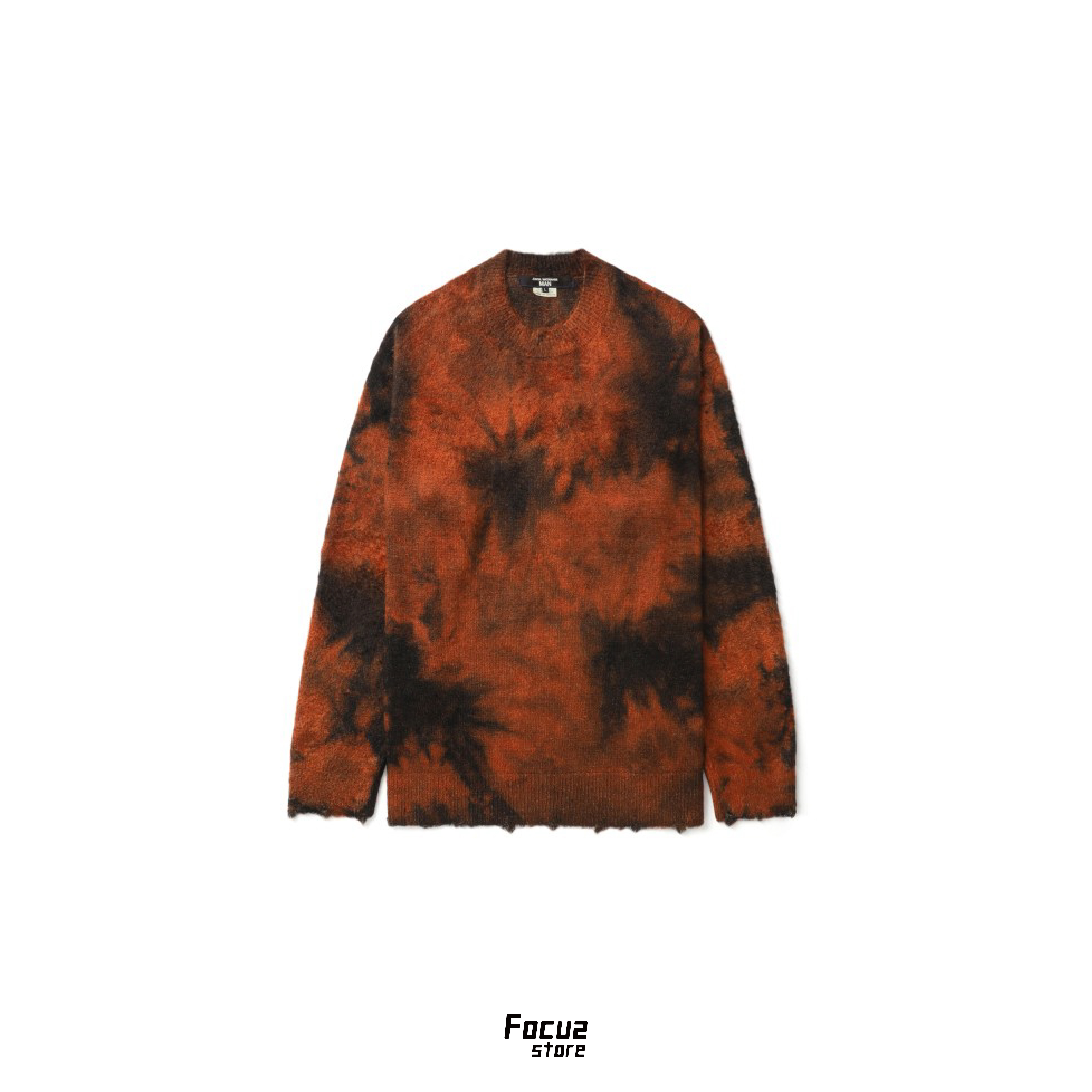 【Focus Store】預購 JUNYA WATANABE MAN Tie-Dye Knit Pullover “Dark Orange” 橘黑 毛衣
