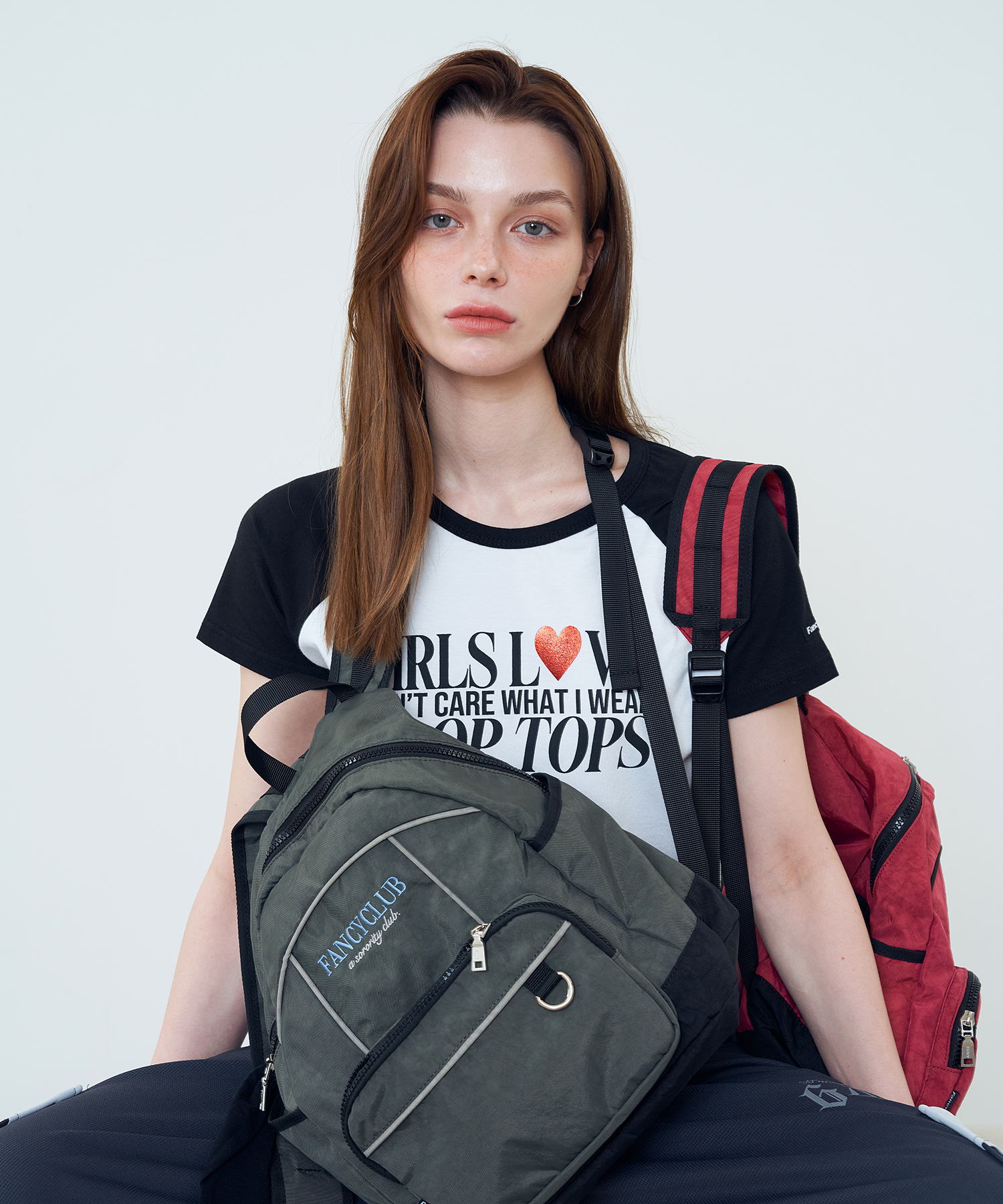 (現貨) NASTY FANCY CLUB - ESSENTIAL SPORTY MINI BACKPACK (CHARCOAL)