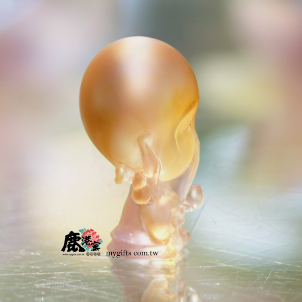 鹿港窯｜Q版南極仙翁 水晶琉璃擺飾 開運招財 福壽雙全 長壽之神 開運風水擺件