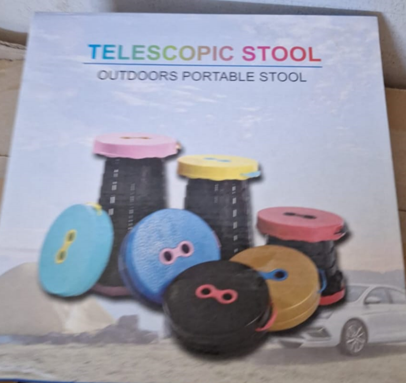 2 ADJUSTABLE RAINBOW STOOL
