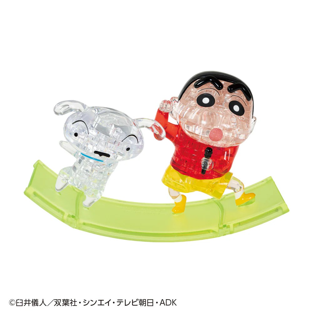 蠟筆小新 & 小白 (立體水晶)