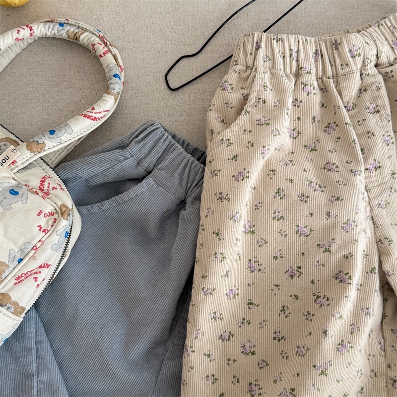 三色薄款九分燈芯褲𓍯 ꒱ ⁺