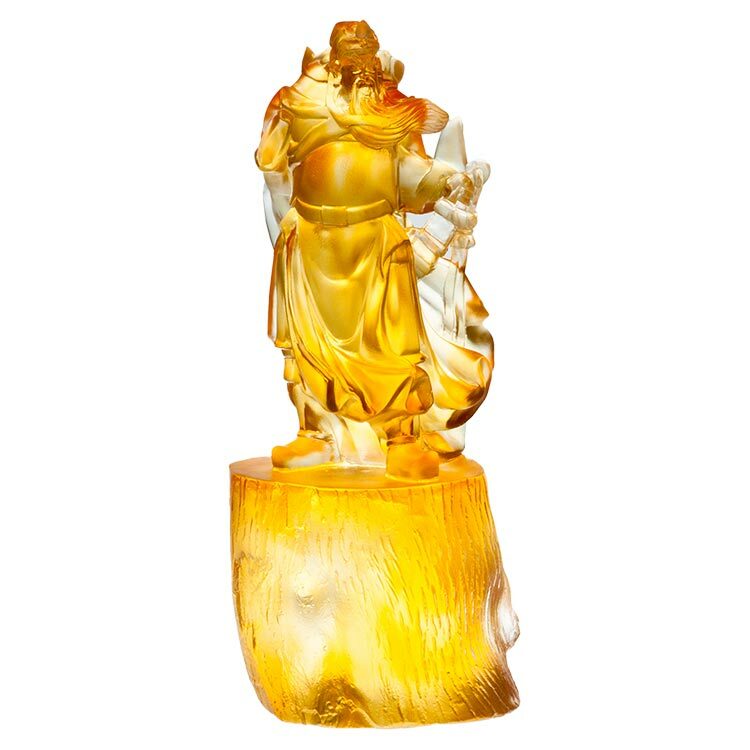 鹿港窯｜頂級琉璃 關聖帝君 - 威嚴護佑 招財開運