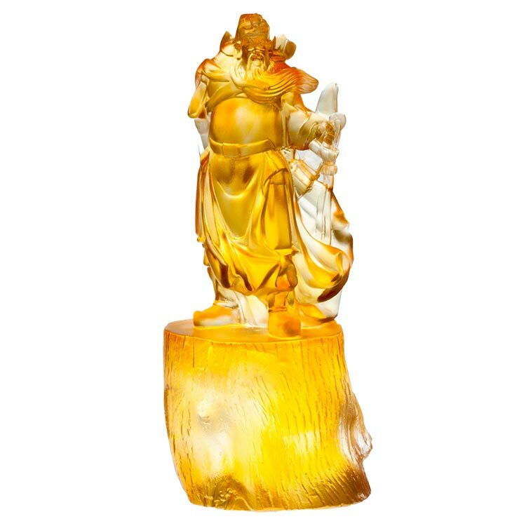 鹿港窯｜頂級琉璃 關聖帝君 - 威嚴護佑 招財開運