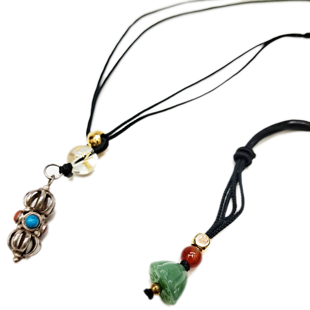 金剛杵{純銀925}藏式手工&中國結項鍊【十方】154247