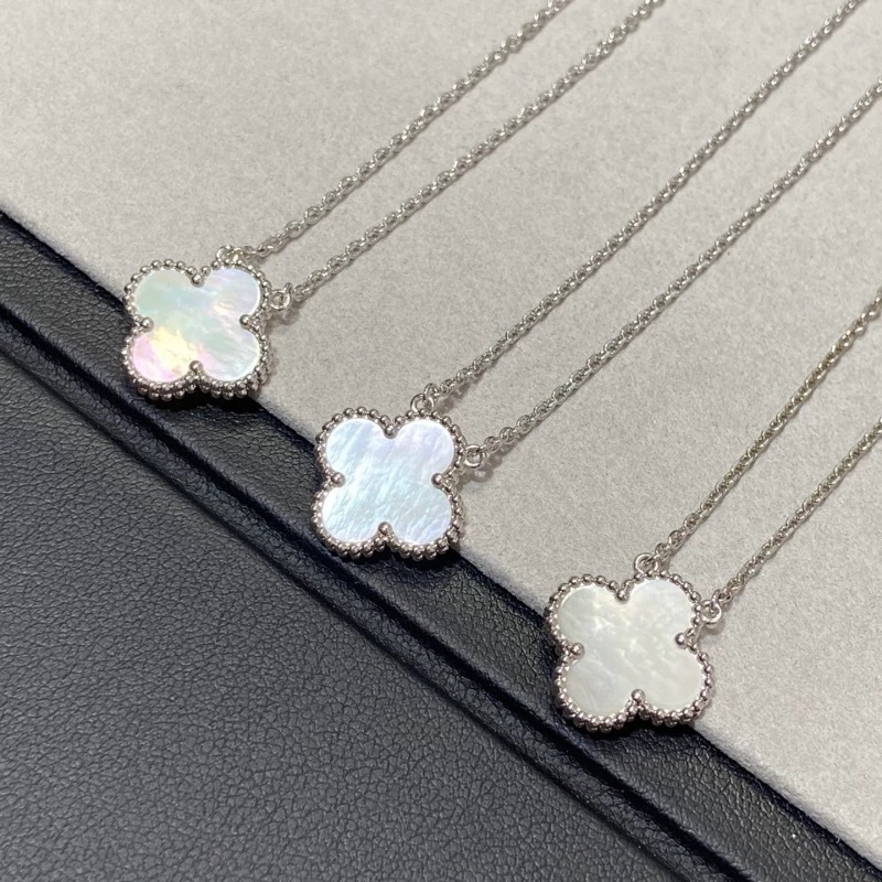 White mother of pearl silver