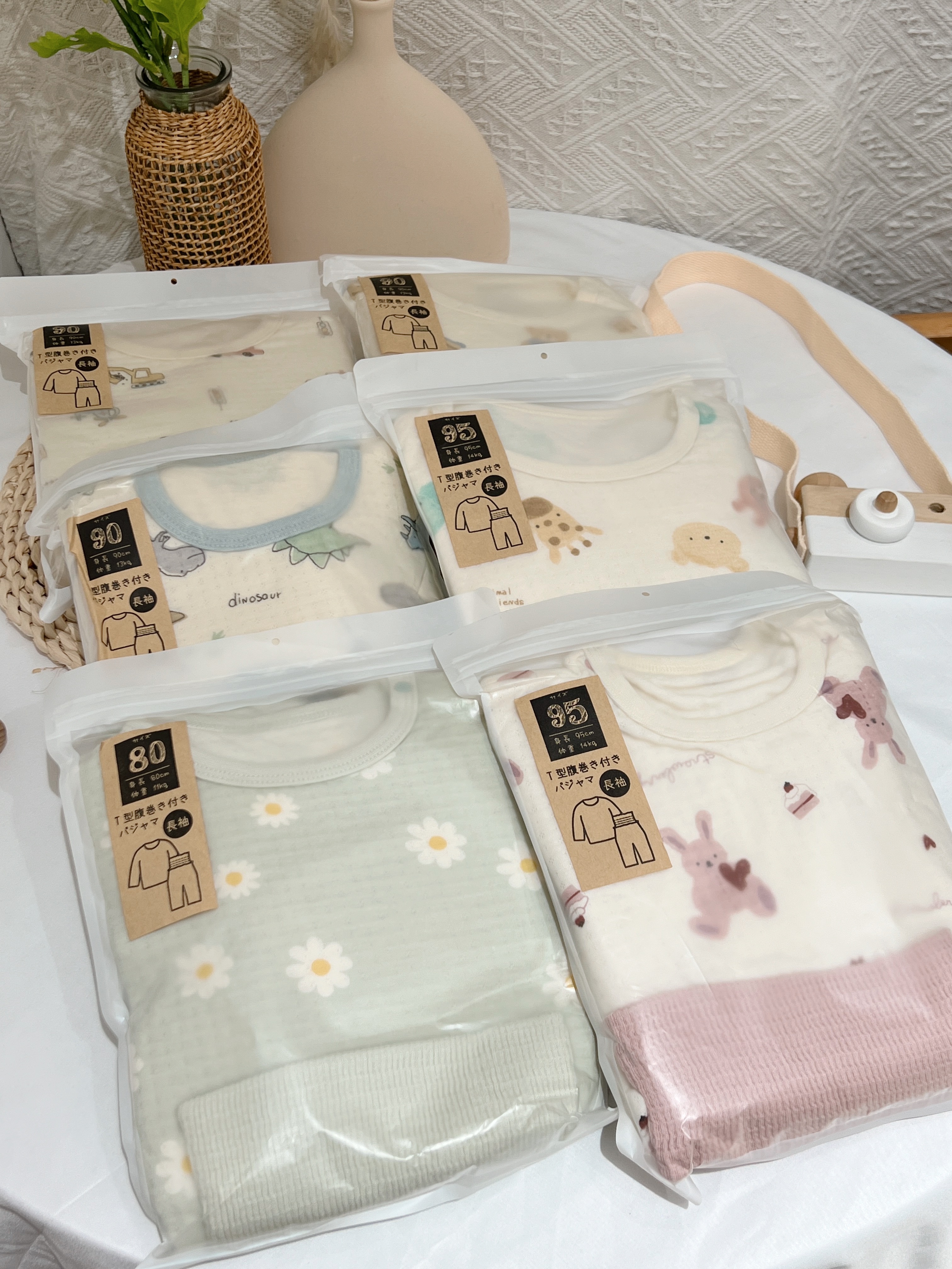 🦖🐰🐻𝐍𝐢𝐤𝐨𝐡𝐮𝐠 空氣棉睡衣套裝