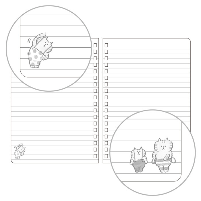 喵之助 B6 線圈筆記本｜日本Mind Wave