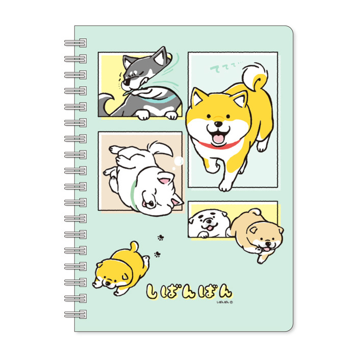 柴犬 B6 線圈筆記本｜日本Mind Wave