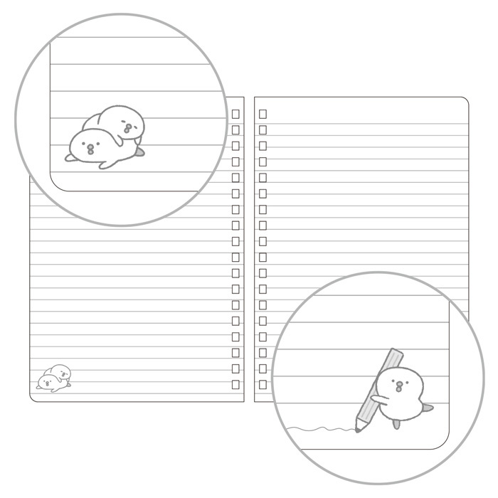 小豆雞 B6 線圈筆記本｜日本Mind Wave