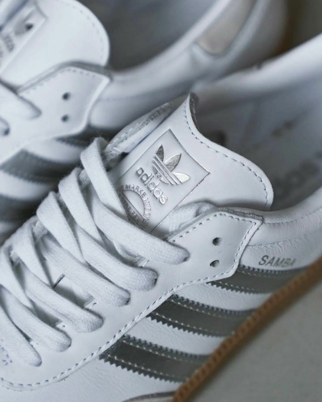 【預訂】ADIDAS SAMBA OG 白銀-WOMEN(UNISEX)