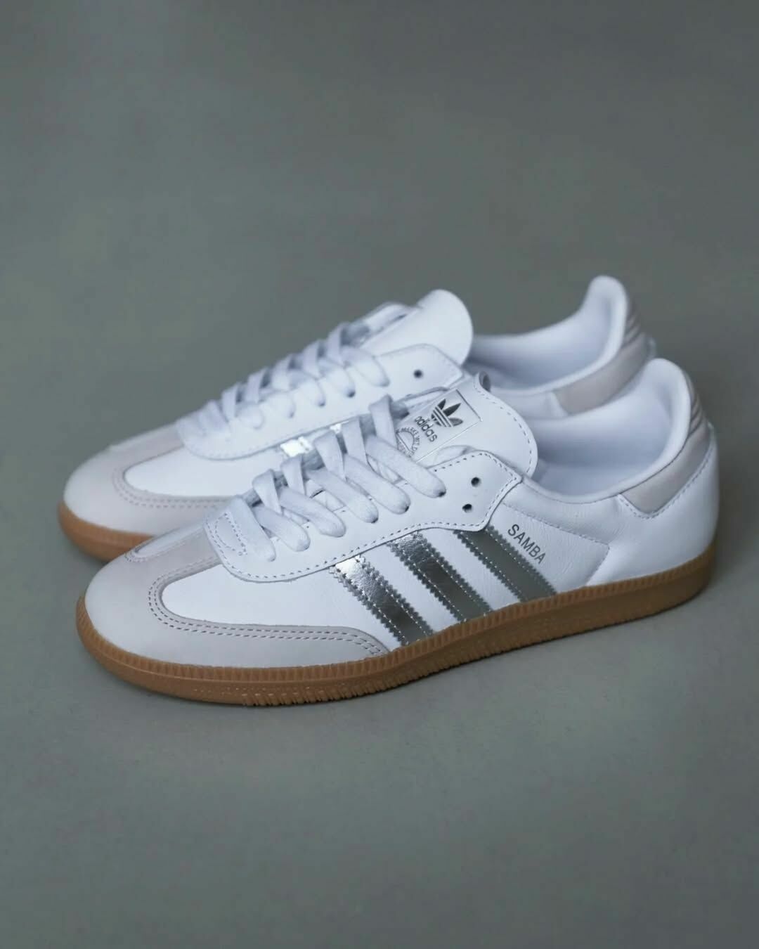 【預訂】ADIDAS SAMBA OG 白銀-WOMEN(UNISEX)