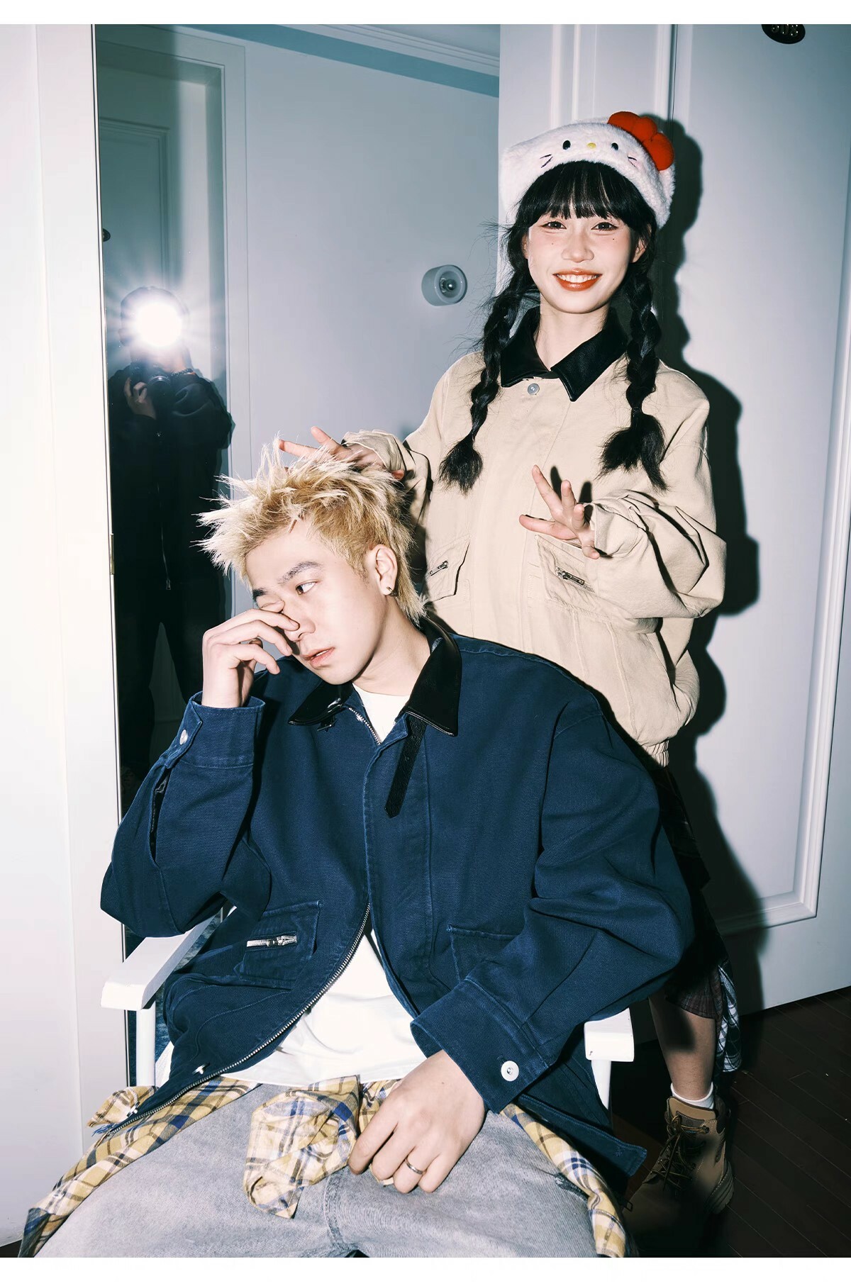 LEMANISM 復古 拼接 巴恩風 外套