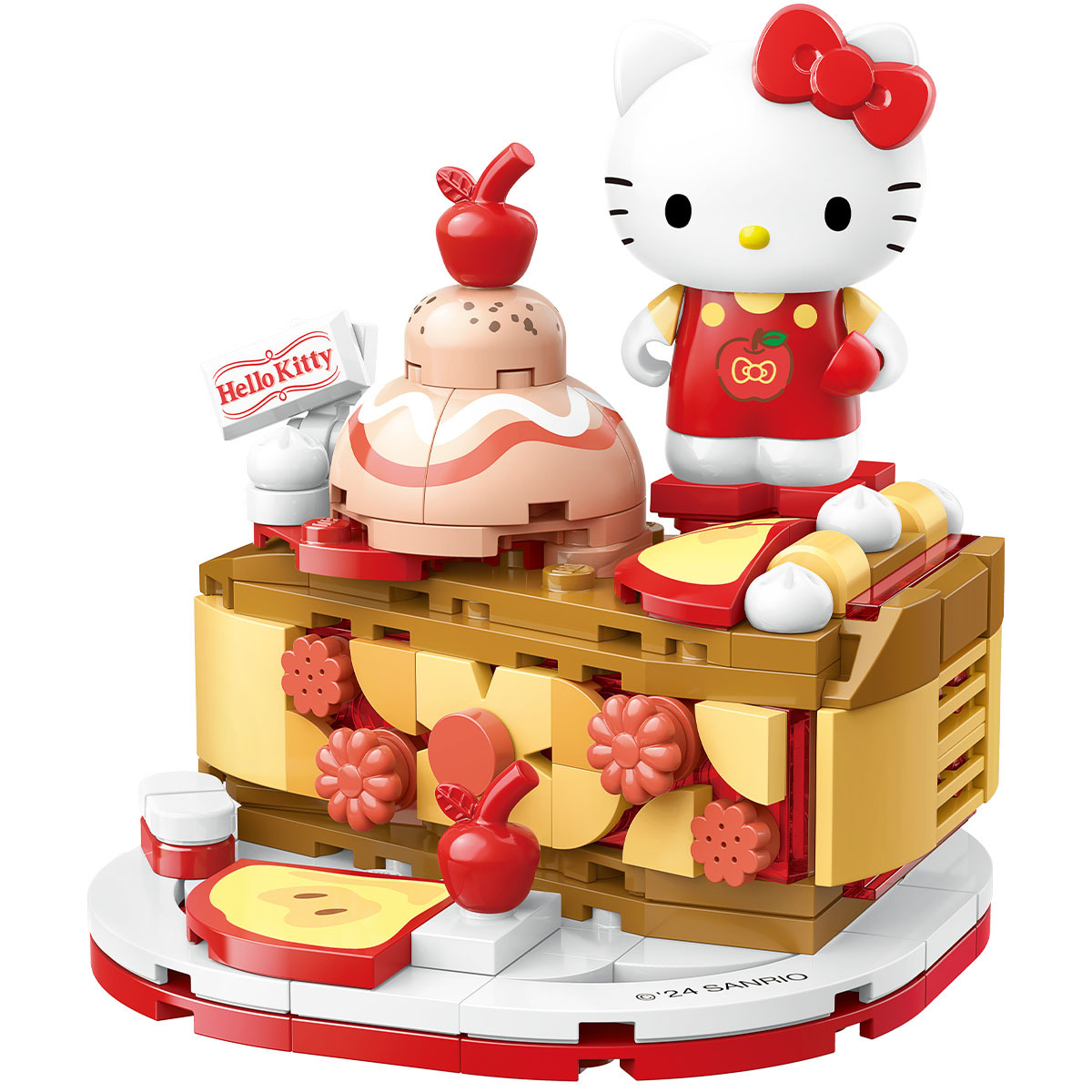 Hello Kitty 蘋果批造型積木