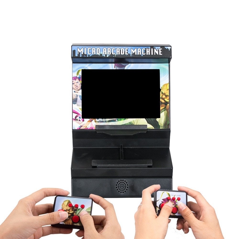 Retro 迷你雙打無線遊戲機| 內置300款遊戲| 4.3吋高清彩色螢幕| 情侶雙打 雙人遊戲|  香港行貨 一年保養