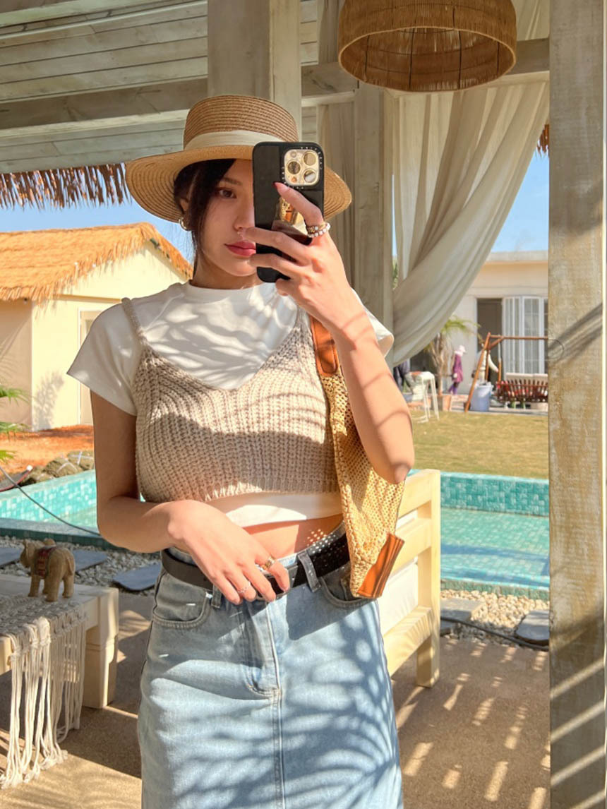 韓版混色外搭背心*4色