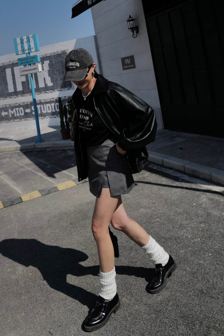 45度開衩西裝A字褲裙*3色