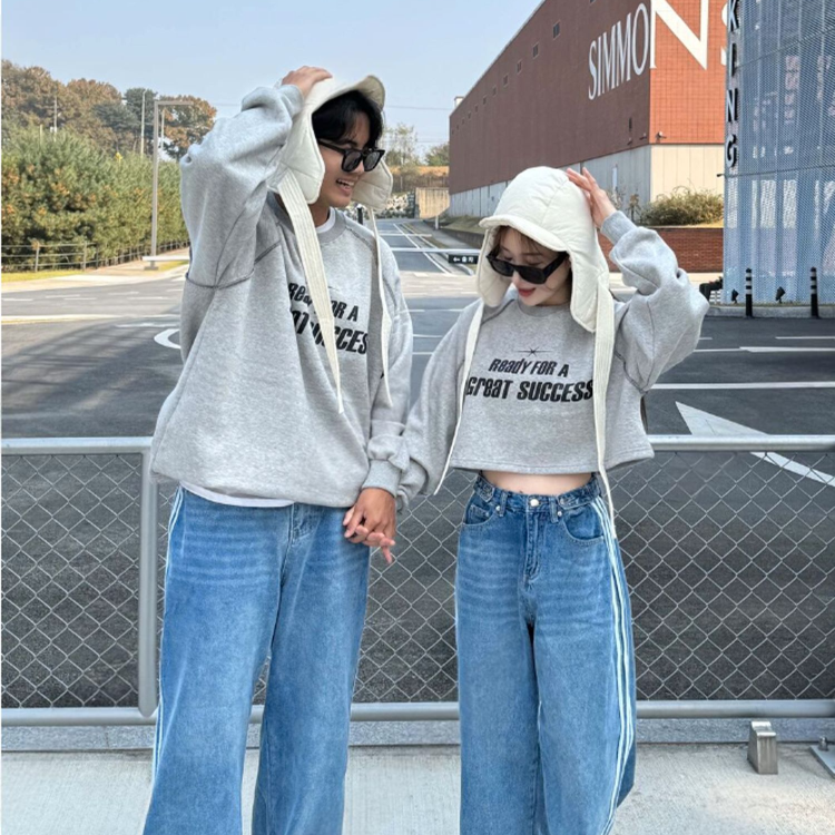 Great Success 內刷絨衛衣情侶裝   (三色)