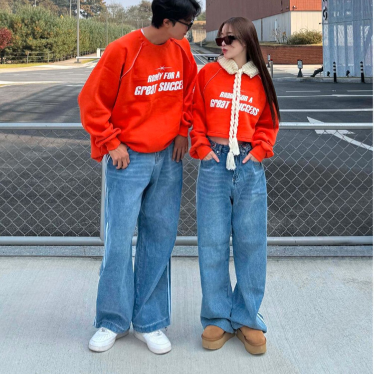 Great Success 內刷絨衛衣情侶裝   (三色)