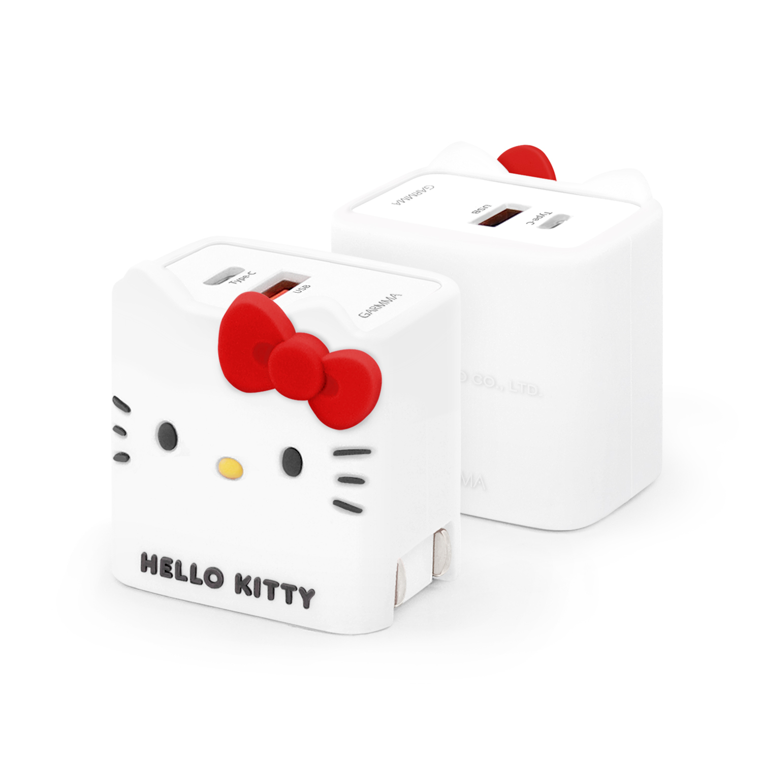 Hello Kitty 氮化鎵GaN 35W 快充充電器 熱情紅