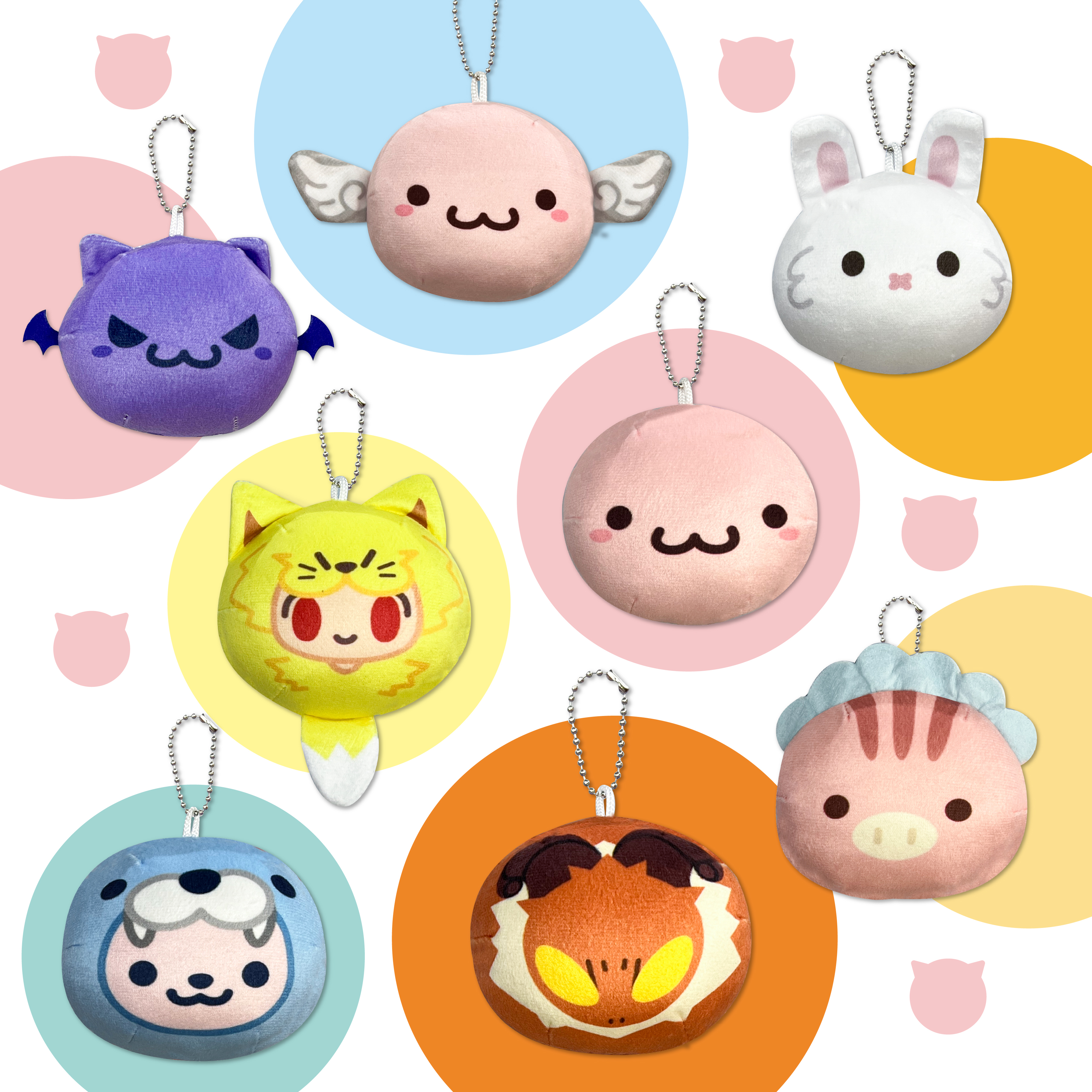 《RO仙境傳說》魔物饅頭吊飾