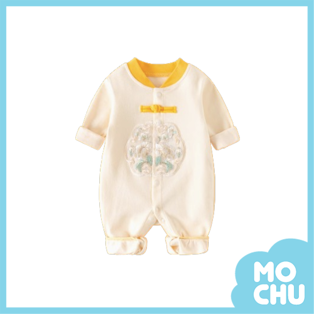 國風錦繡長袖連身衣