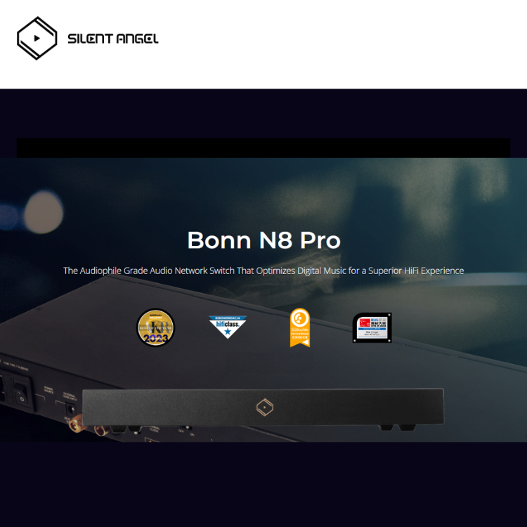 Silent Angel Bonn N8 Pro / Bonn N8 Pro-CLK Audio Grade Network Switch